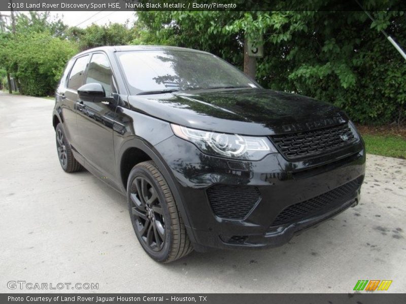 Narvik Black Metallic / Ebony/Pimento 2018 Land Rover Discovery Sport HSE