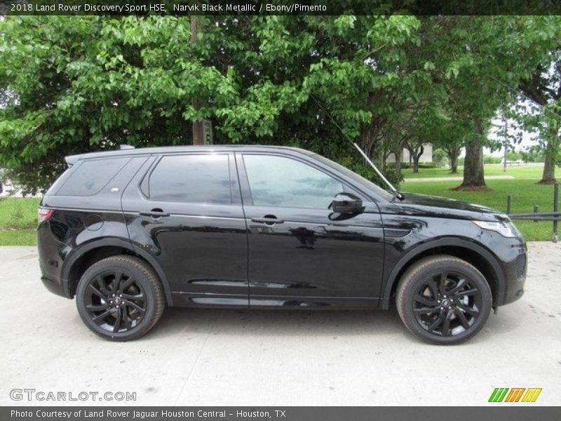 Narvik Black Metallic / Ebony/Pimento 2018 Land Rover Discovery Sport HSE