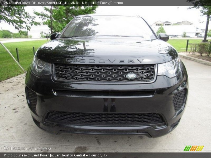 Narvik Black Metallic / Ebony/Pimento 2018 Land Rover Discovery Sport HSE