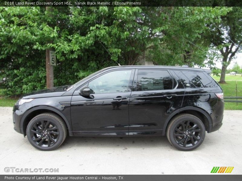 Narvik Black Metallic / Ebony/Pimento 2018 Land Rover Discovery Sport HSE