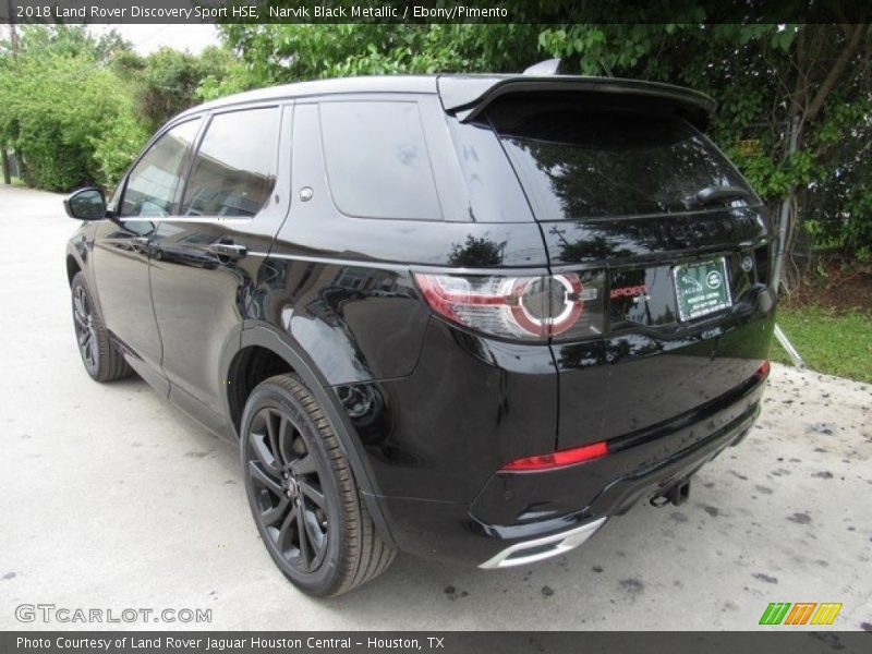 Narvik Black Metallic / Ebony/Pimento 2018 Land Rover Discovery Sport HSE