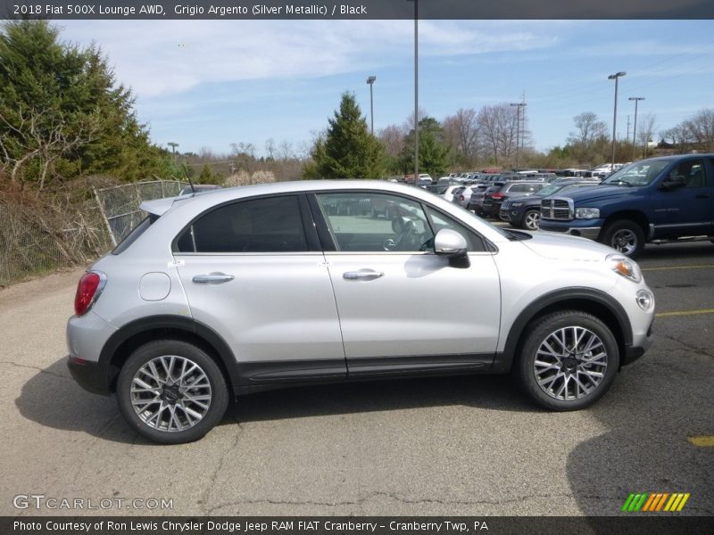  2018 500X Lounge AWD Grigio Argento (Silver Metallic)