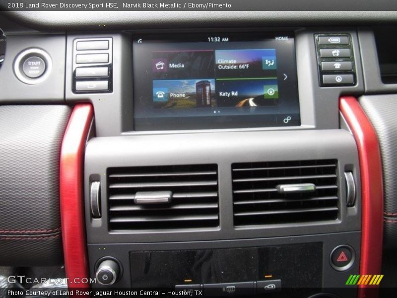 Narvik Black Metallic / Ebony/Pimento 2018 Land Rover Discovery Sport HSE