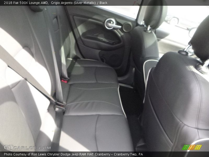 Grigio Argento (Silver Metallic) / Black 2018 Fiat 500X Lounge AWD