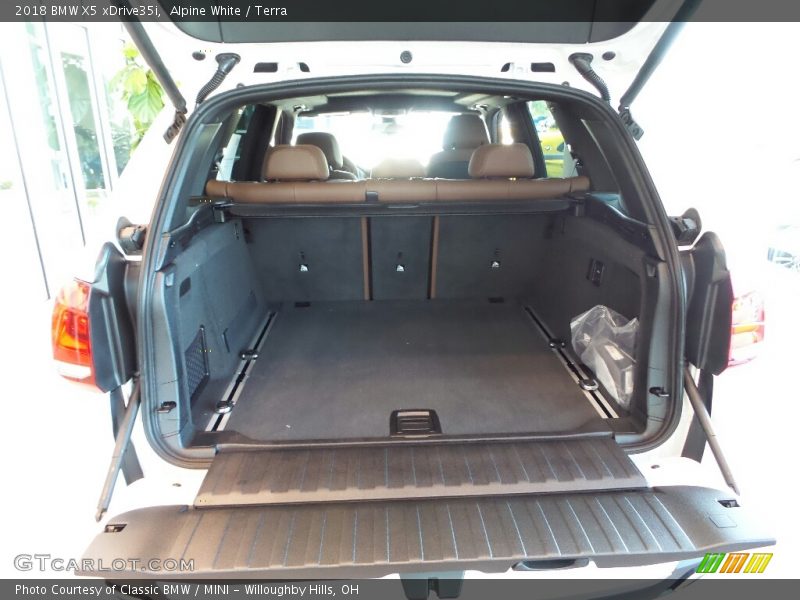 Alpine White / Terra 2018 BMW X5 xDrive35i