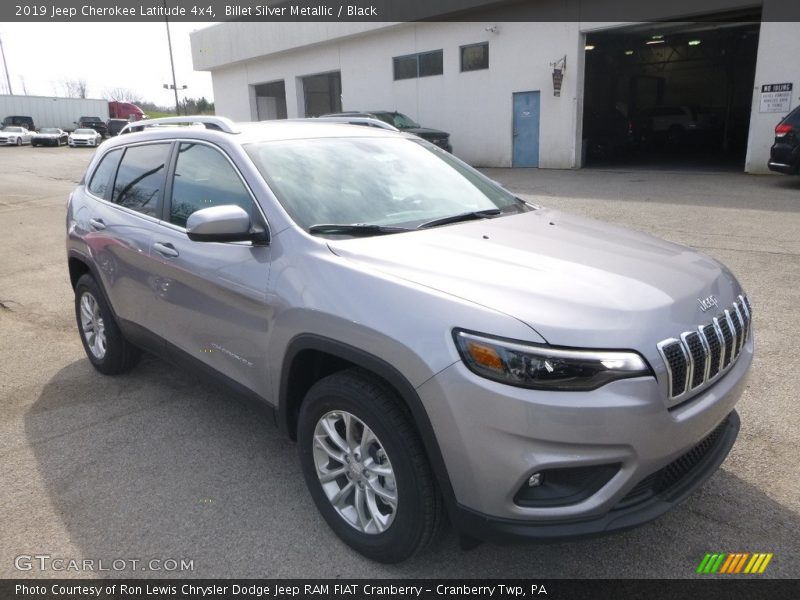 Billet Silver Metallic / Black 2019 Jeep Cherokee Latitude 4x4