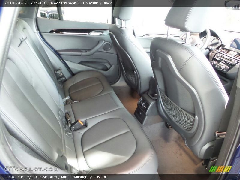 Mediterranean Blue Metallic / Black 2018 BMW X1 xDrive28i