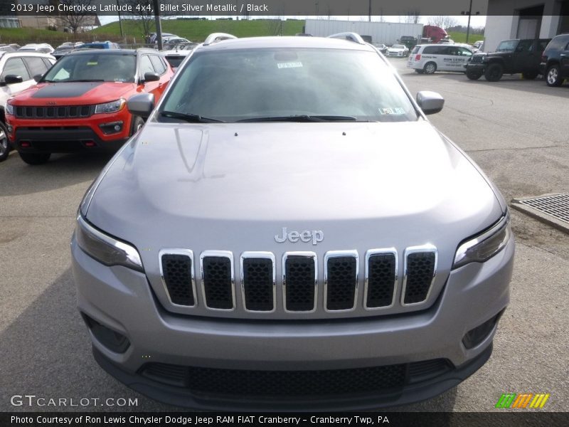 Billet Silver Metallic / Black 2019 Jeep Cherokee Latitude 4x4