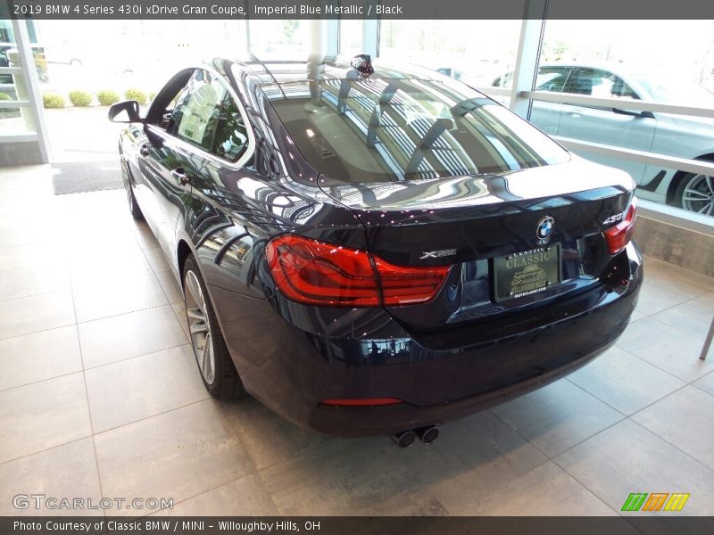 Imperial Blue Metallic / Black 2019 BMW 4 Series 430i xDrive Gran Coupe