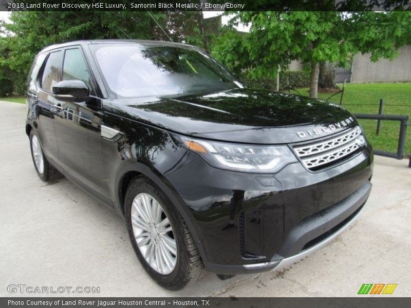 Santorini Black Metallic / Ebony/Ebony 2018 Land Rover Discovery HSE Luxury