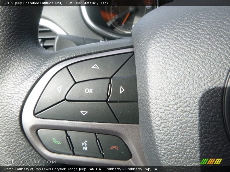 Billet Silver Metallic / Black 2019 Jeep Cherokee Latitude 4x4