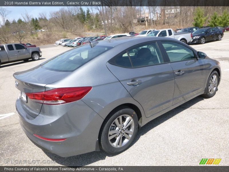 Galactic Gray / Black 2018 Hyundai Elantra Value Edition