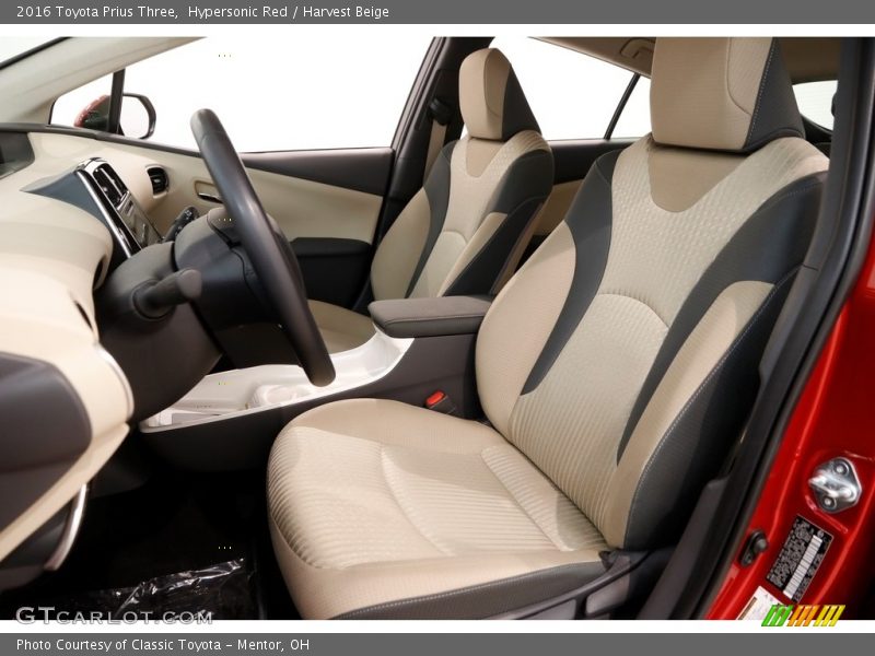 Hypersonic Red / Harvest Beige 2016 Toyota Prius Three