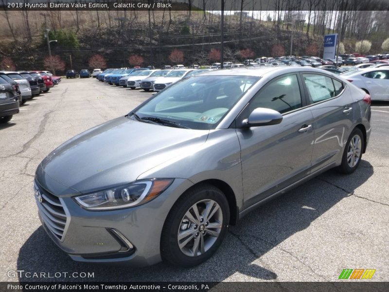 Galactic Gray / Black 2018 Hyundai Elantra Value Edition