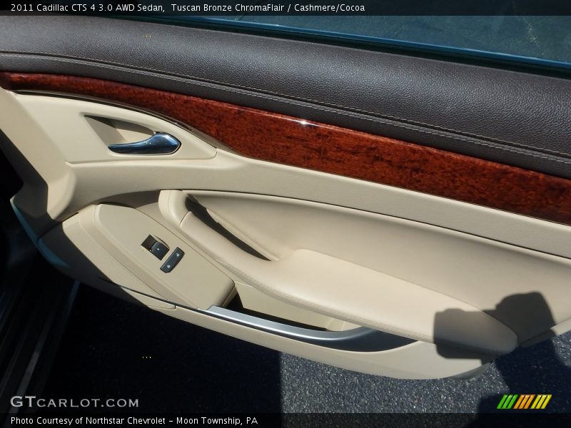 Tuscan Bronze ChromaFlair / Cashmere/Cocoa 2011 Cadillac CTS 4 3.0 AWD Sedan