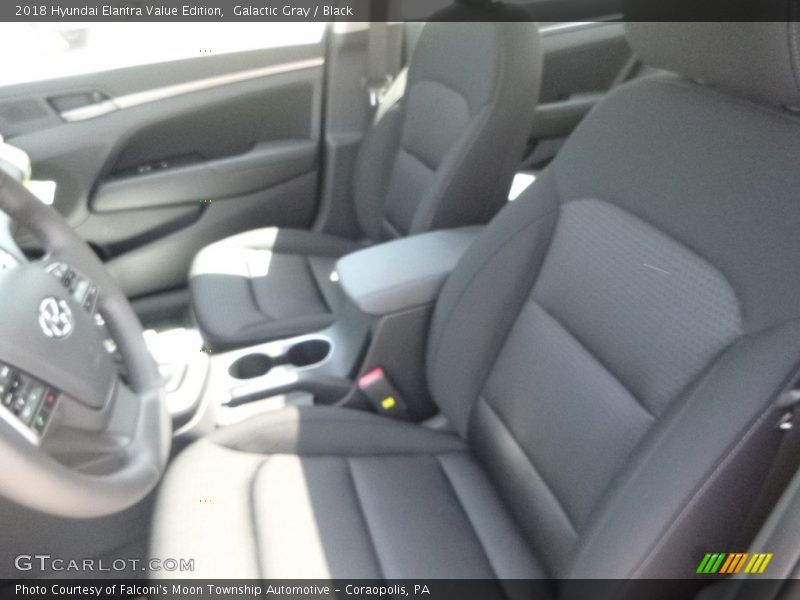 Galactic Gray / Black 2018 Hyundai Elantra Value Edition
