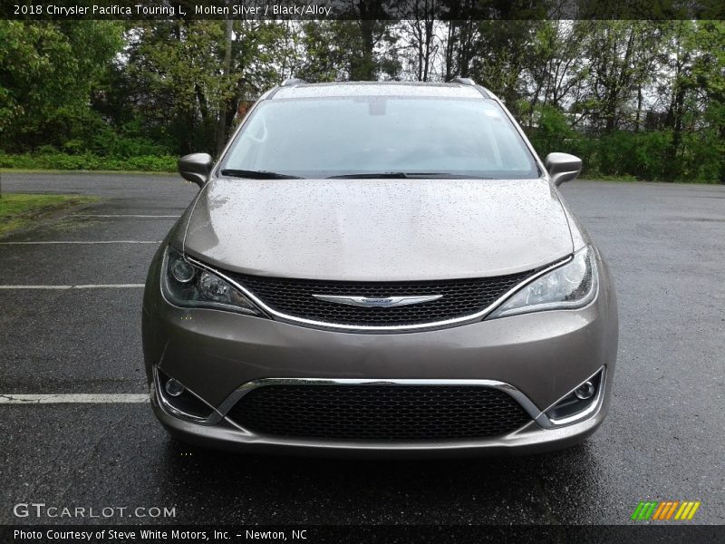 Molten Silver / Black/Alloy 2018 Chrysler Pacifica Touring L
