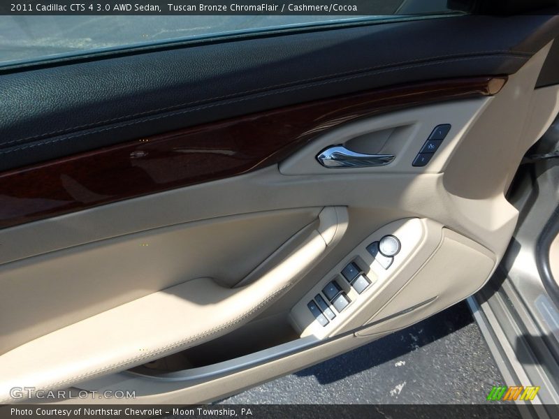 Tuscan Bronze ChromaFlair / Cashmere/Cocoa 2011 Cadillac CTS 4 3.0 AWD Sedan