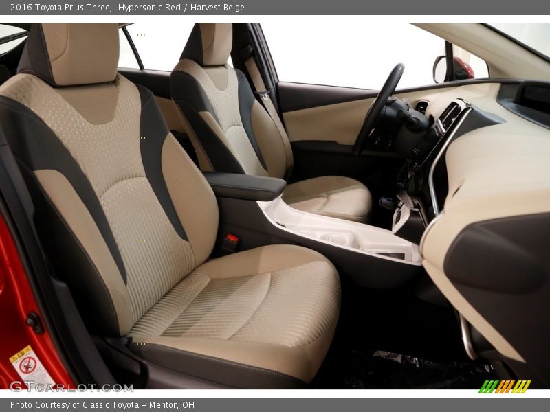 Hypersonic Red / Harvest Beige 2016 Toyota Prius Three
