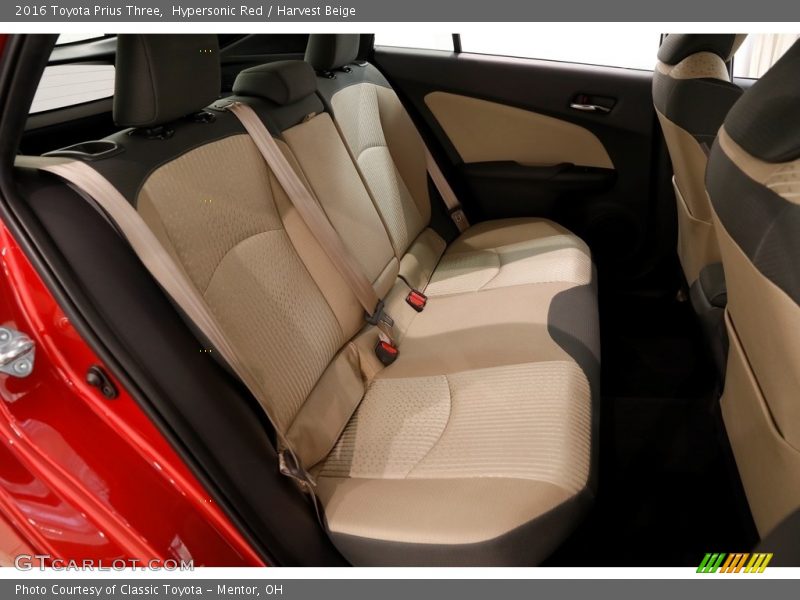 Hypersonic Red / Harvest Beige 2016 Toyota Prius Three