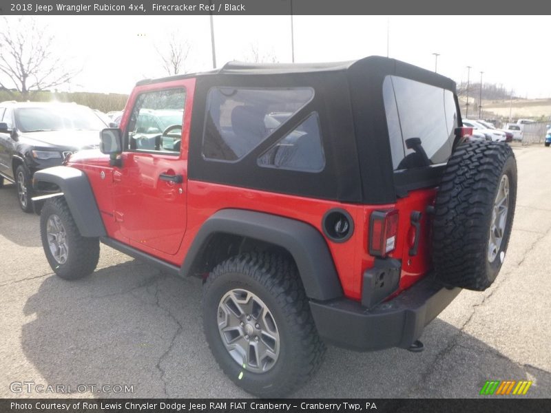 Firecracker Red / Black 2018 Jeep Wrangler Rubicon 4x4