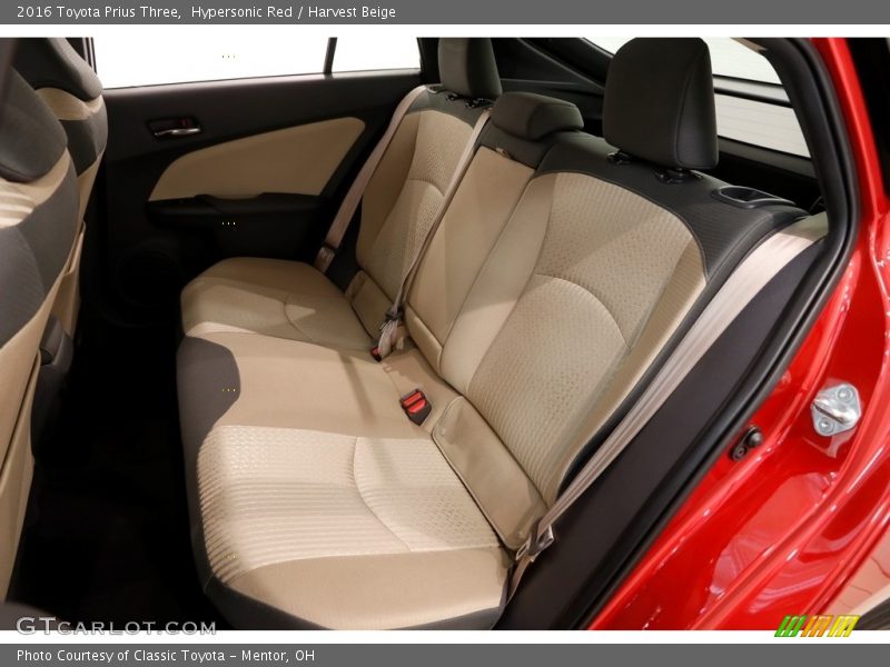 Hypersonic Red / Harvest Beige 2016 Toyota Prius Three