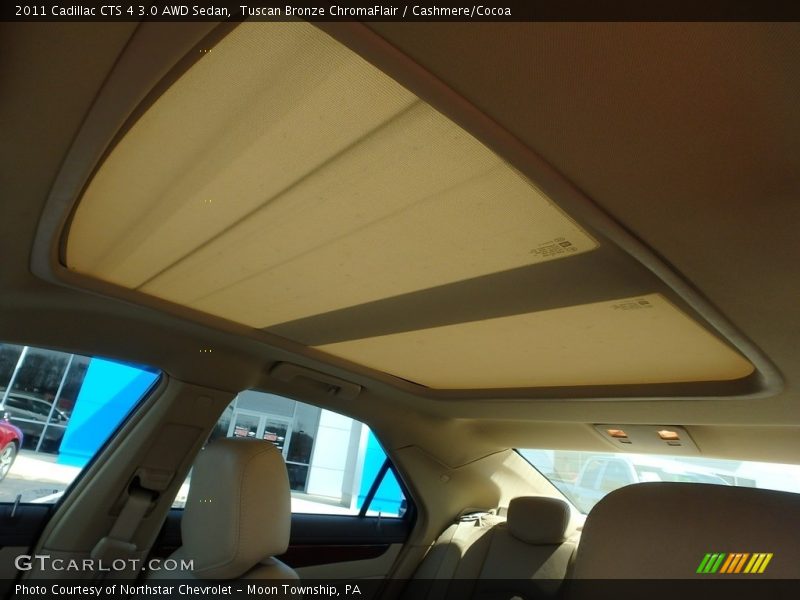 Tuscan Bronze ChromaFlair / Cashmere/Cocoa 2011 Cadillac CTS 4 3.0 AWD Sedan