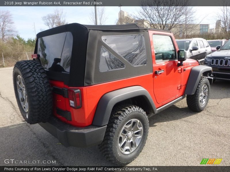 Firecracker Red / Black 2018 Jeep Wrangler Rubicon 4x4