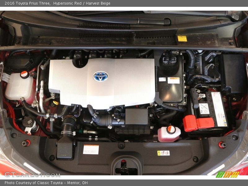 Hypersonic Red / Harvest Beige 2016 Toyota Prius Three