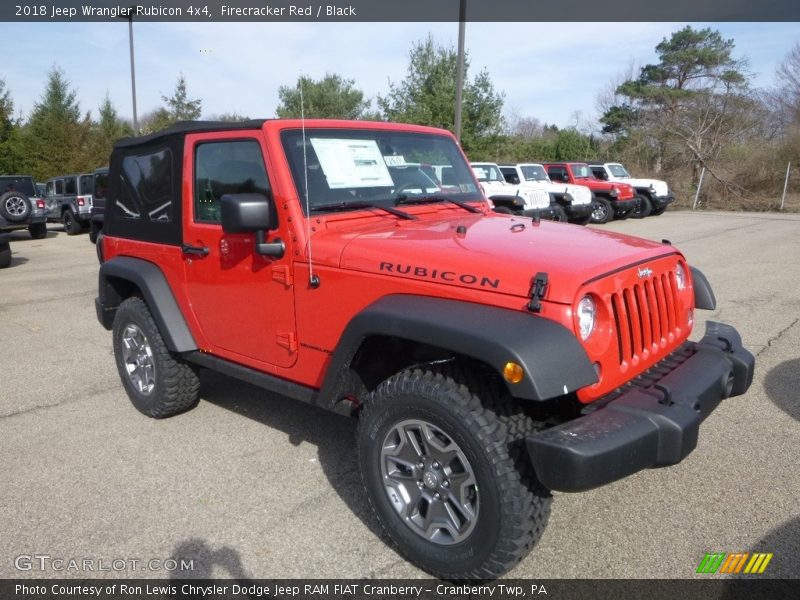 Firecracker Red / Black 2018 Jeep Wrangler Rubicon 4x4