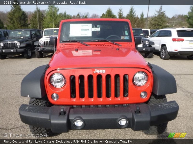 Firecracker Red / Black 2018 Jeep Wrangler Rubicon 4x4