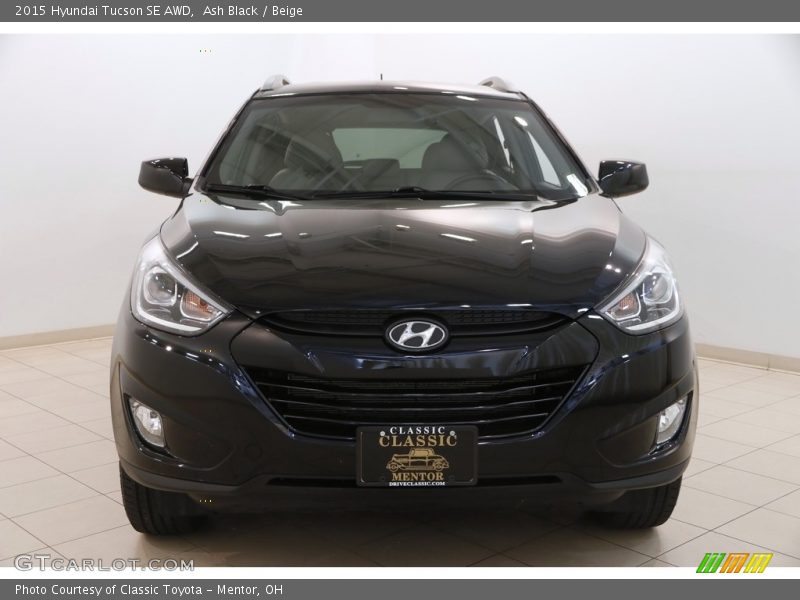 Ash Black / Beige 2015 Hyundai Tucson SE AWD