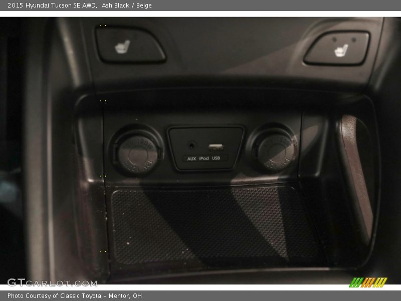 Ash Black / Beige 2015 Hyundai Tucson SE AWD