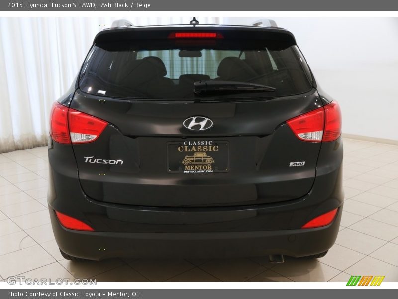 Ash Black / Beige 2015 Hyundai Tucson SE AWD