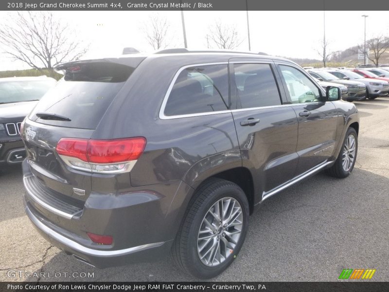 Granite Crystal Metallic / Black 2018 Jeep Grand Cherokee Summit 4x4