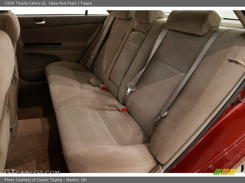 Salsa Red Pearl / Taupe 2006 Toyota Camry LE