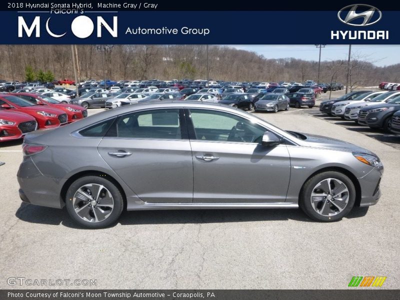 Machine Gray / Gray 2018 Hyundai Sonata Hybrid