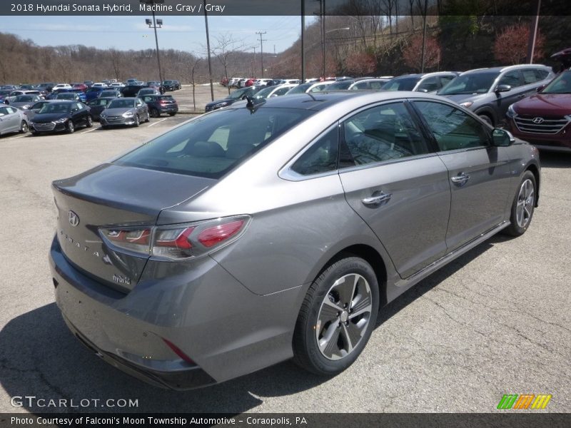 Machine Gray / Gray 2018 Hyundai Sonata Hybrid