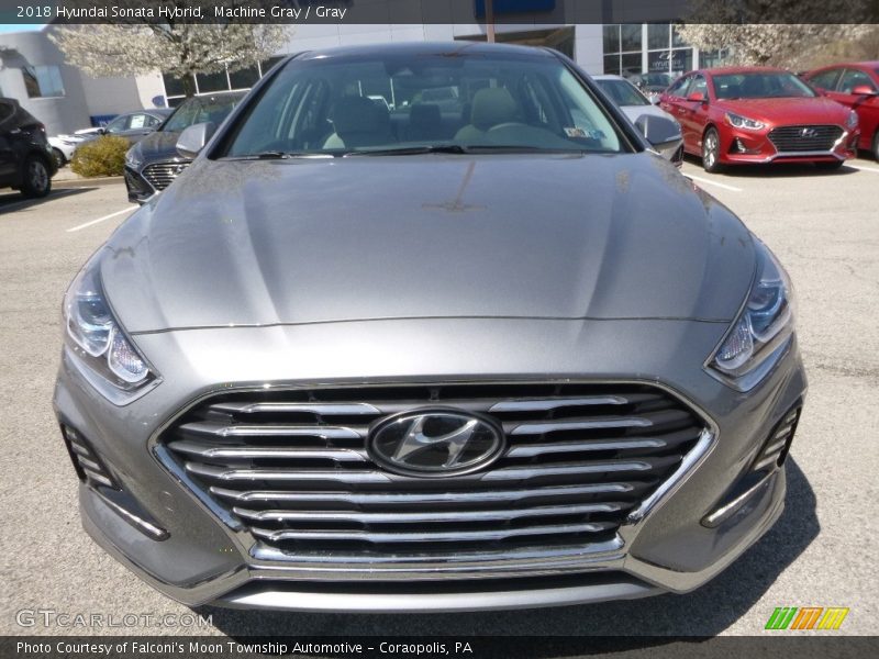 Machine Gray / Gray 2018 Hyundai Sonata Hybrid
