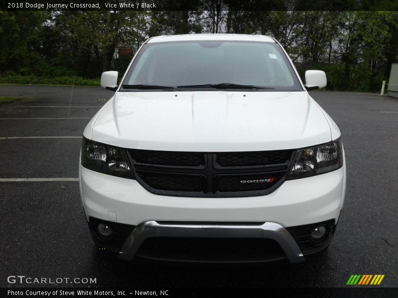 Vice White / Black 2018 Dodge Journey Crossroad