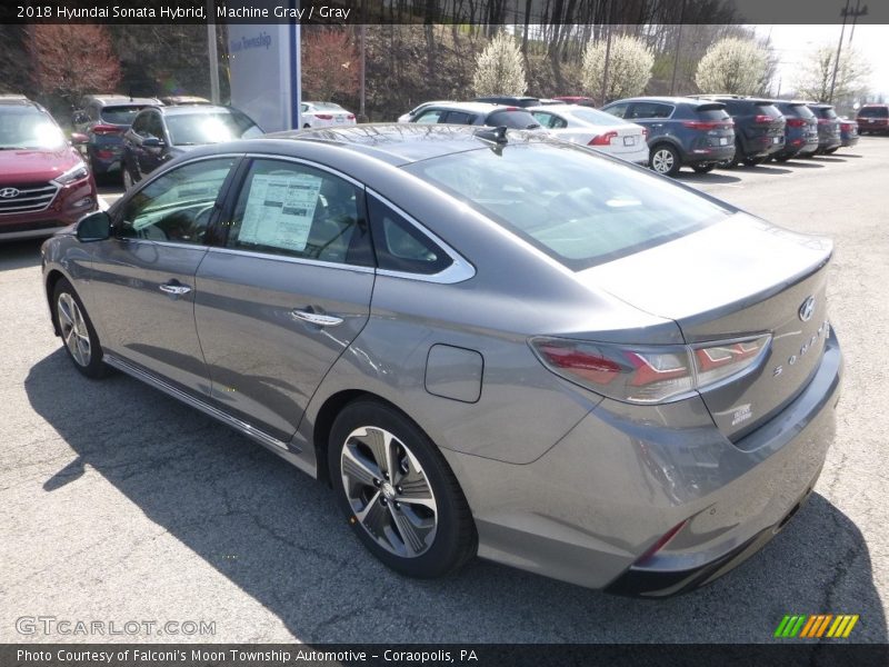 Machine Gray / Gray 2018 Hyundai Sonata Hybrid