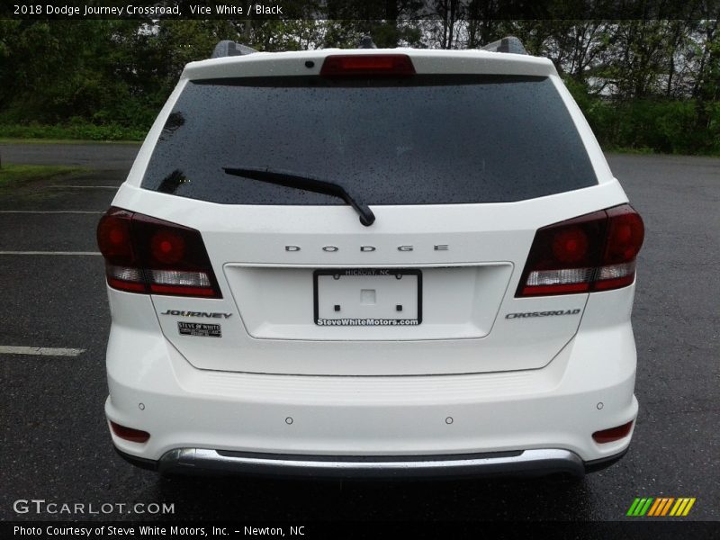 Vice White / Black 2018 Dodge Journey Crossroad