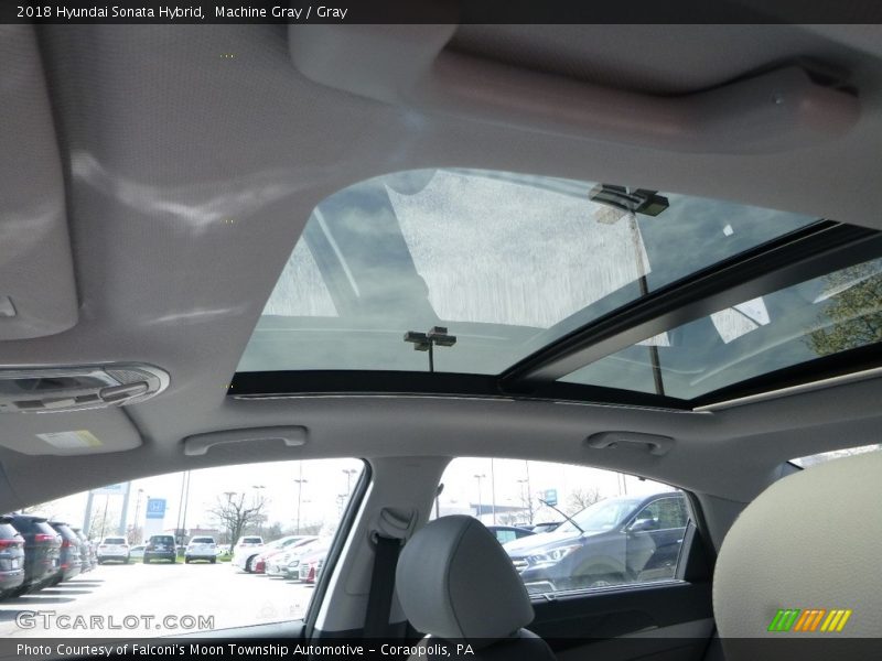 Machine Gray / Gray 2018 Hyundai Sonata Hybrid
