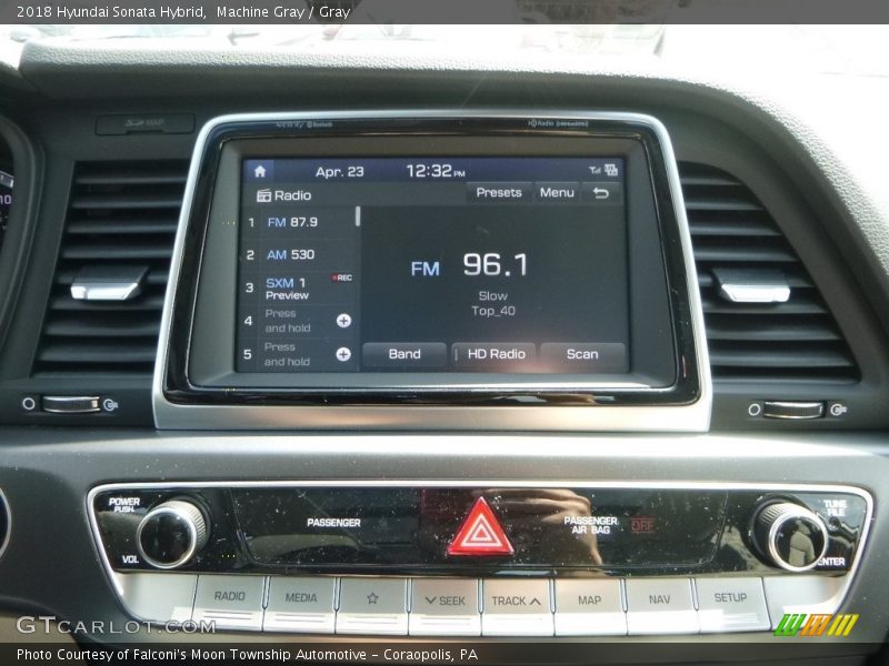 Machine Gray / Gray 2018 Hyundai Sonata Hybrid
