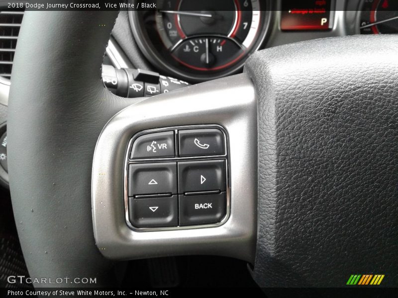 Vice White / Black 2018 Dodge Journey Crossroad