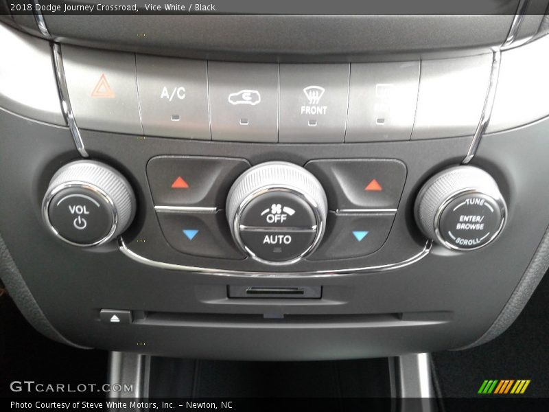 Vice White / Black 2018 Dodge Journey Crossroad