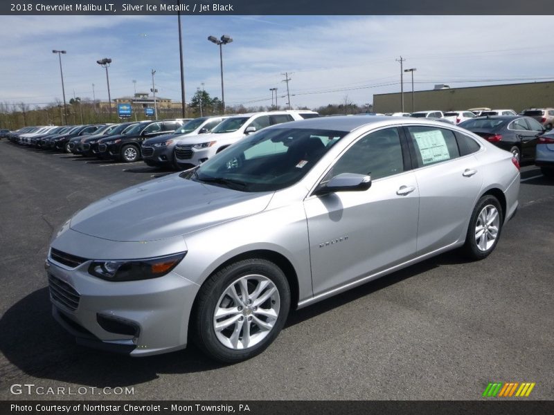 Silver Ice Metallic / Jet Black 2018 Chevrolet Malibu LT