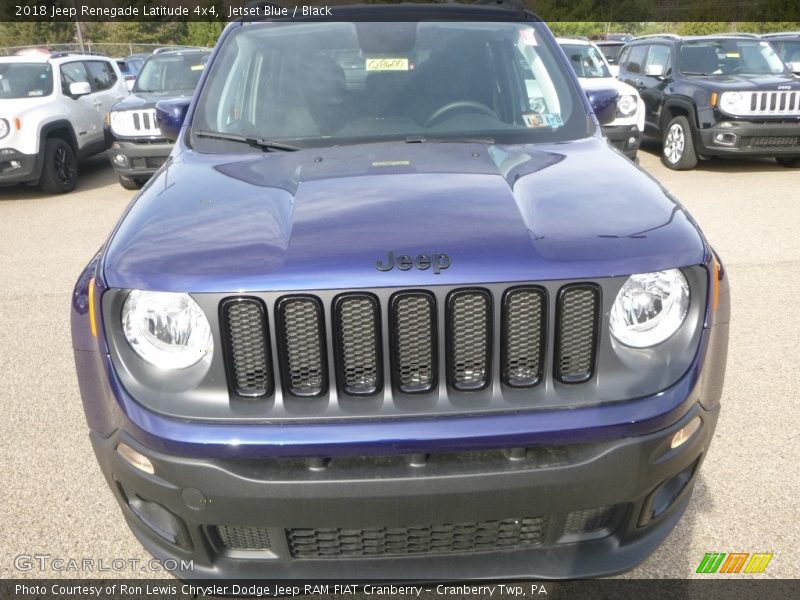 Jetset Blue / Black 2018 Jeep Renegade Latitude 4x4