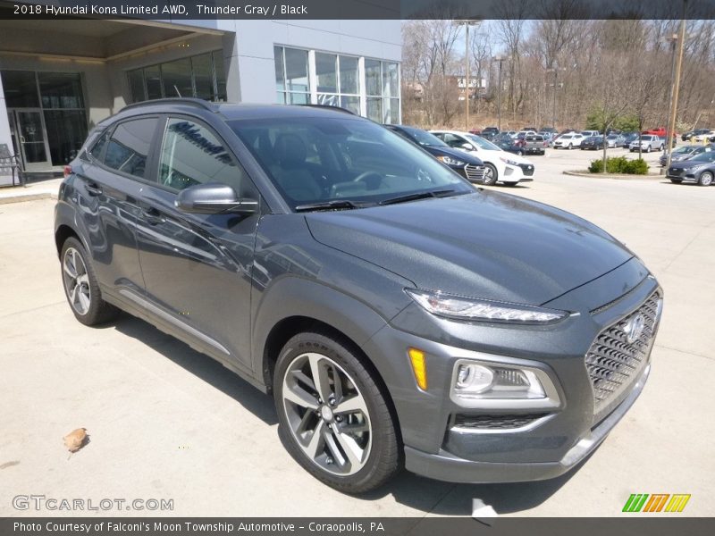 Front 3/4 View of 2018 Kona Limited AWD