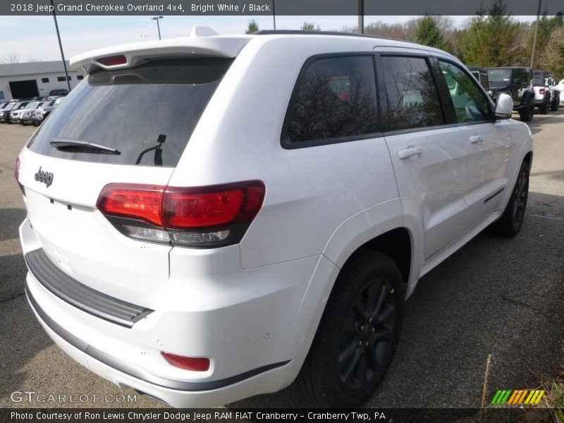 Bright White / Black 2018 Jeep Grand Cherokee Overland 4x4